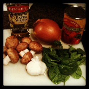 Ingredients for Pasta Bake